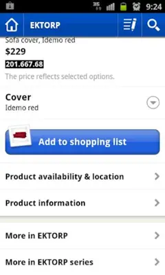 IKEA android App screenshot 2