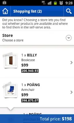 IKEA android App screenshot 3